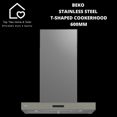 Beko Stainless Steel T-Shaped Cookerhood - 600mm