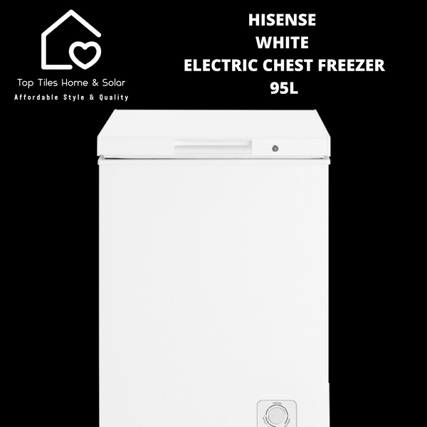 Hisense White Electric Chest Freezer - 95L