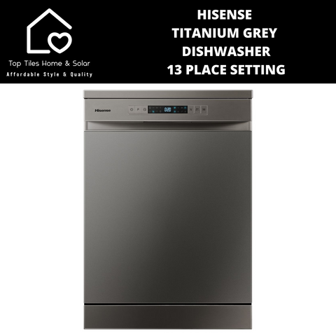 Hisense Titanium Grey Dishwasher - 13 Place Setting