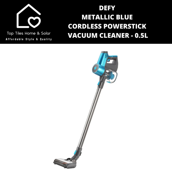 Defy Metallic Blue Cordless Powerstick Vacuum Cleaner - 0.5L VRT82821D