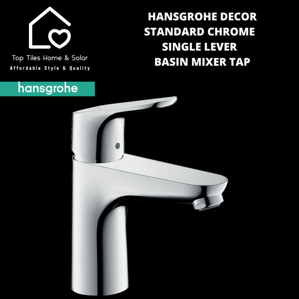 Hansgrohe Decor 100 Standard Single Lever Chrome Basin Mixer Tap