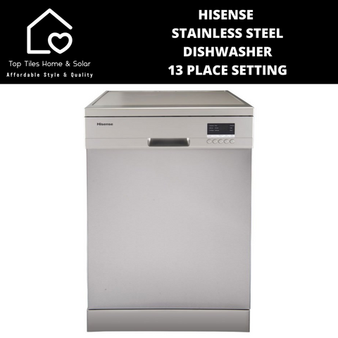 Hisense Stainless Steel Dishwasher - 13 Place Setting