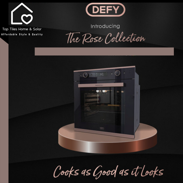 Defy Slimline Rose Gold Oven & Ceran Hob Set - 600mm DCB115