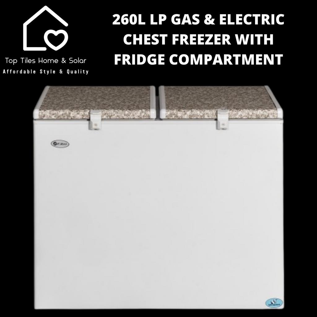 Gas store electric fridge