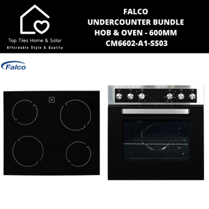 Falco Undercounter Bundle Hob & Oven - 600mm CM6602-A1-SS03