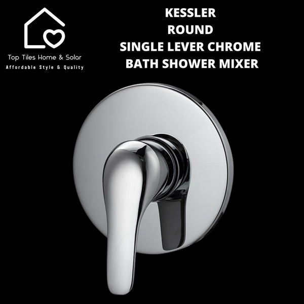 Kessler Round Single Lever Chrome Bath Shower Mixer