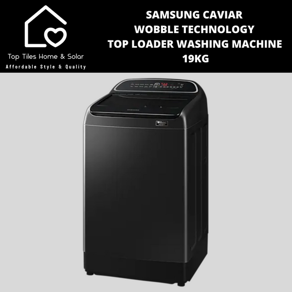 Samsung Caviar Wobble Technology Top Loader Washing Machine - 19kg