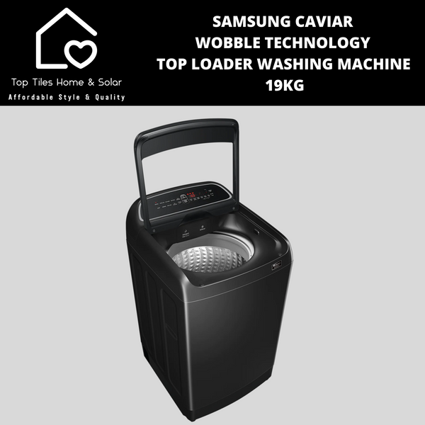 Samsung Caviar Wobble Technology Top Loader Washing Machine - 19kg