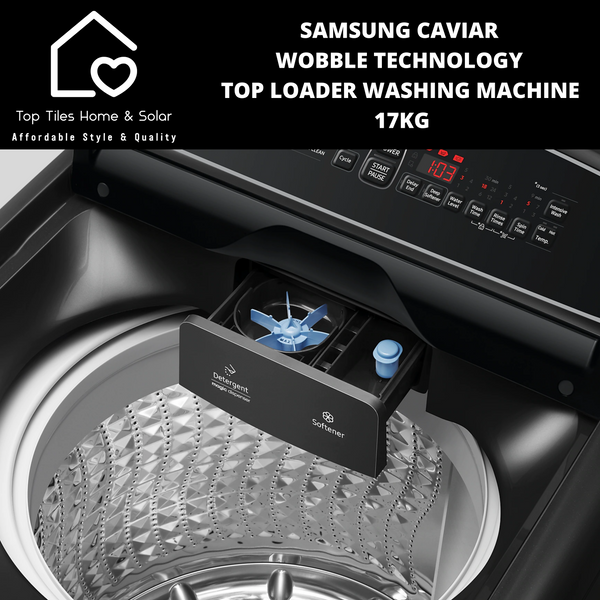 Samsung Caviar Wobble Technology Top Loader Washing Machine - 17kg