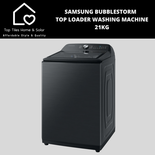 Samsung BubbleStorm  Top Loader Washing Machine - 21kg