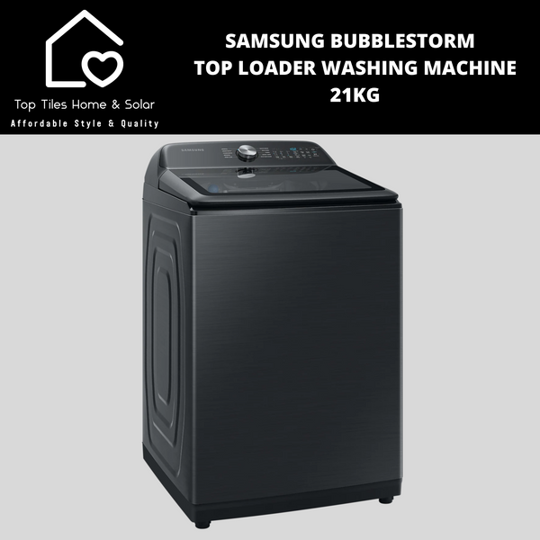 Samsung BubbleStorm  Top Loader Washing Machine - 21kg