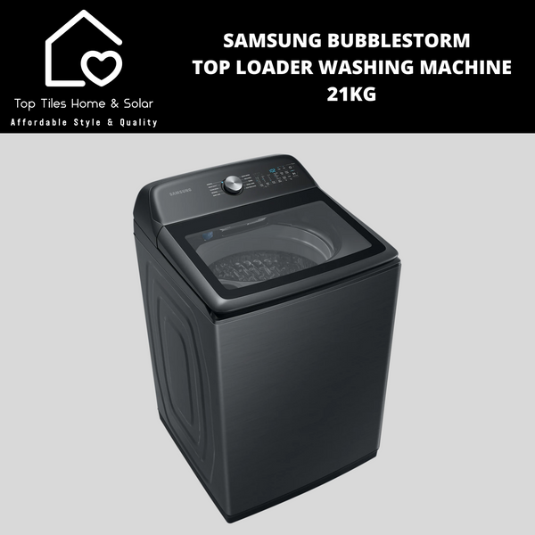 Samsung BubbleStorm  Top Loader Washing Machine - 21kg