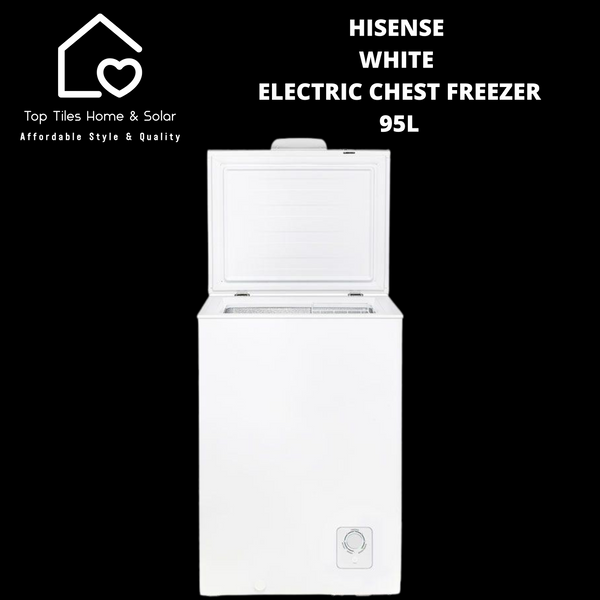 Hisense White Electric Chest Freezer - 95L