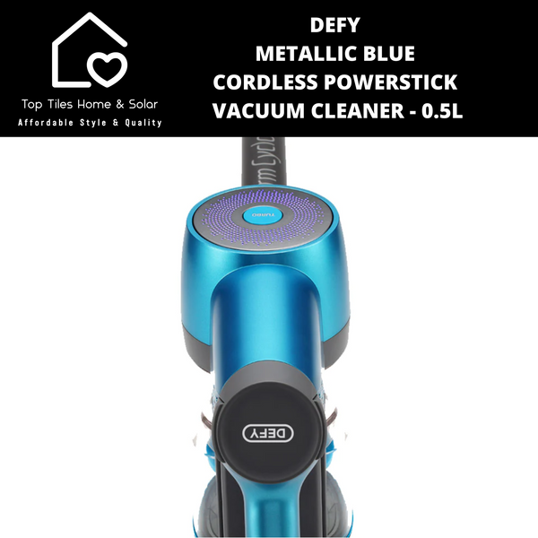 Defy Metallic Blue Cordless Powerstick Vacuum Cleaner - 0.5L VRT82821D