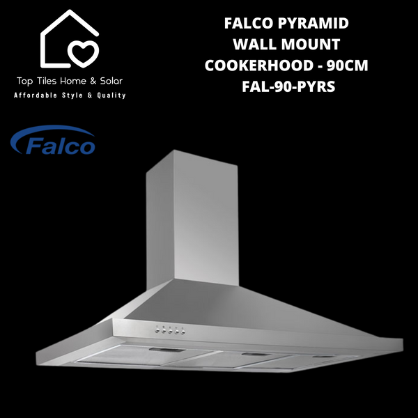 Falco Pyramid Wall Mount Cookerhood - 90cm FAL-90-PYRS