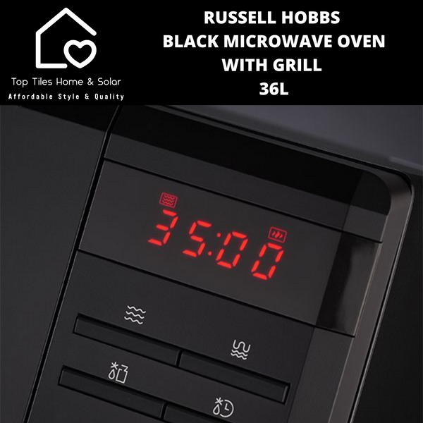 Russell Hobbs Black Microwave Oven With Grill - 36L