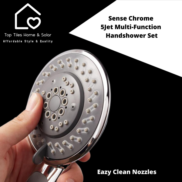 Sense Chrome 5Jet Multi-Function Handshower Set