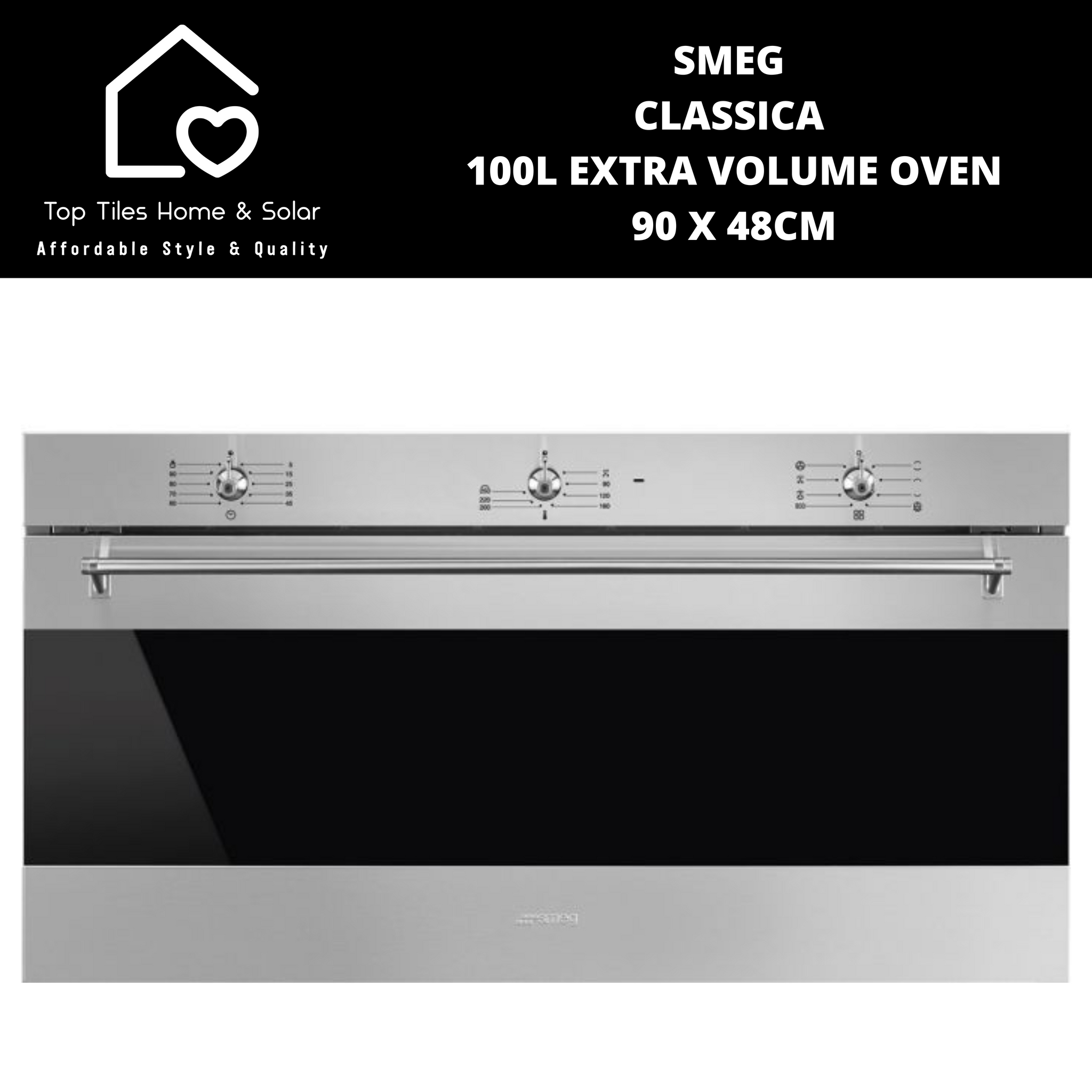 Smeg Classica 100L Extra Volume Oven – 90 x 48cm