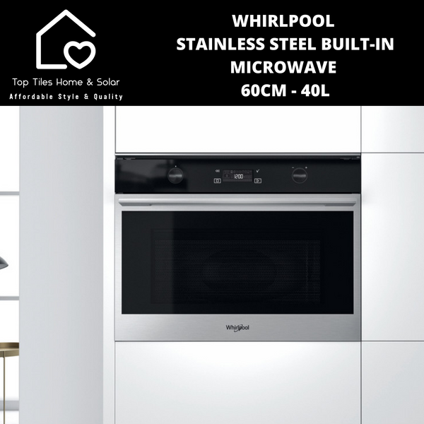 Whirlpool Stainless Steel Built-in Microwave - 60cm - 40L