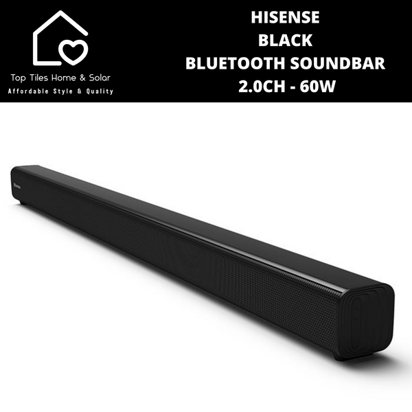 Hisense Black Bluetooth Soundbar 2.0Ch - 60W