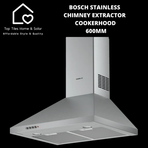 Bosch Series 2 - Stainless Chimney Extractor Cookerhood - 600mm