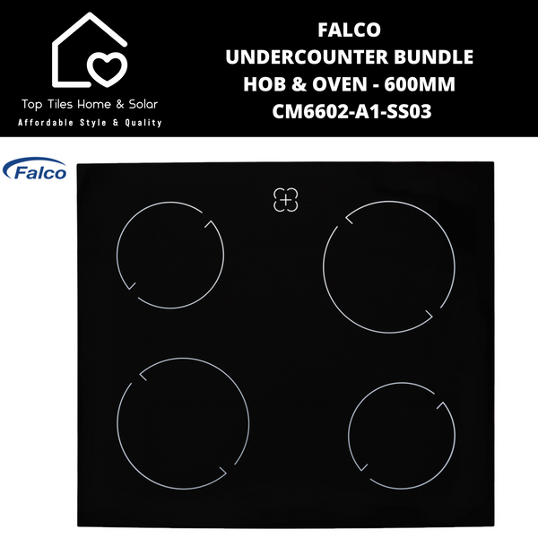 Falco Undercounter Bundle Hob & Oven - 600mm CM6602-A1-SS03