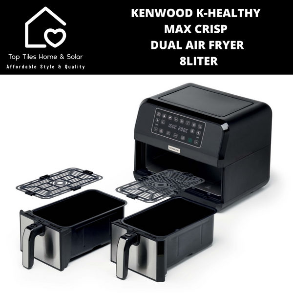 Kenwood K-Healthy Max Crisp Dual Air Fryer - 8Liter