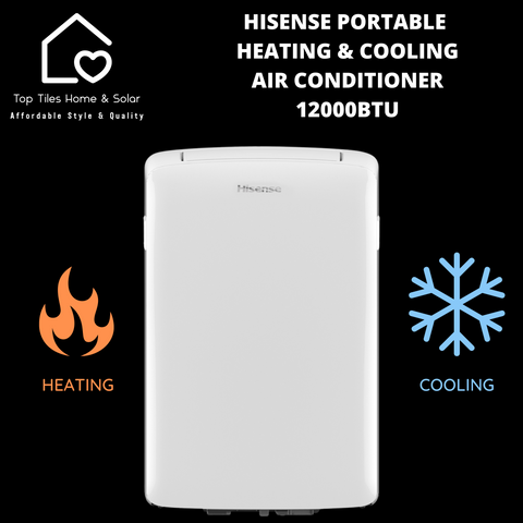 Hisense Portable Heating & Cooling Air Conditioner - 12000BTU