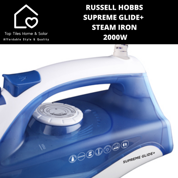 Russell Hobbs Supreme Glide+ Steam Iron - 2000W