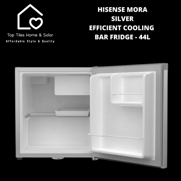 Hisense MORA Silver Efficient Cooling Bar Fridge - 44L