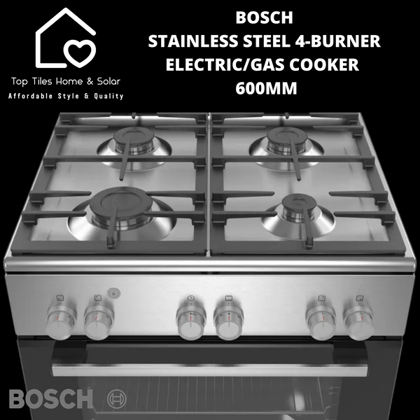 Bosch Series 2 - 4Burner Gas Cooker - 600mm