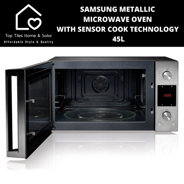 Samsung Metallic Microwave Oven With Sensor Cook Technology - 45L