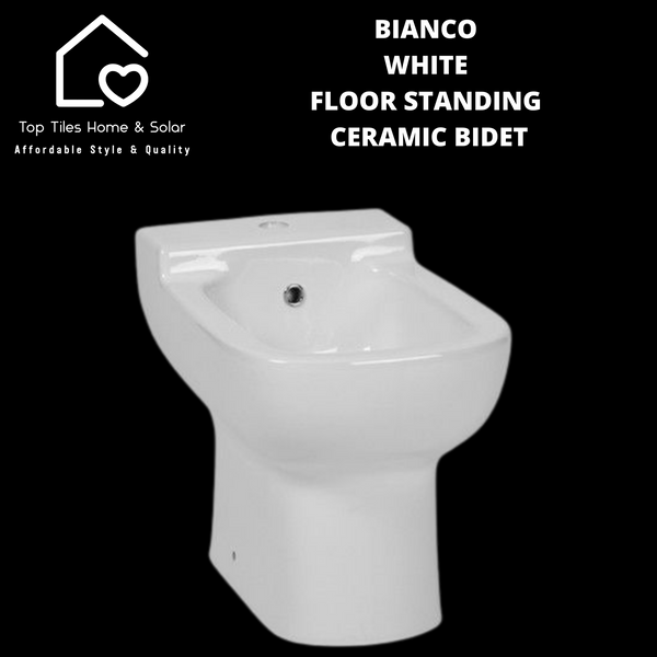 Bianco White Floor Standing Ceramic Bidet