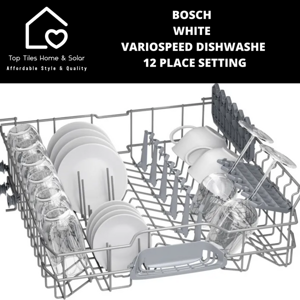 Bosch Series 2 - White VarioSpeed Dishwasher - 12 Place Setting