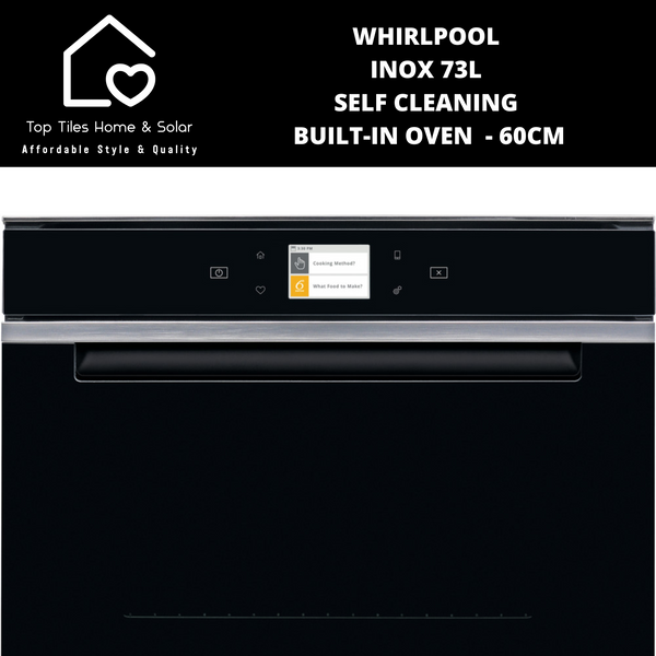 Whirlpool Inox 73L Self Cleaning Built-In Oven - 60cm