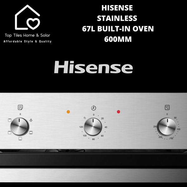 Hisense Stainless 67L Built-in oven - 600mm