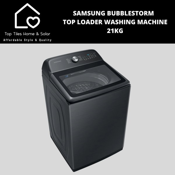 Samsung BubbleStorm  Top Loader Washing Machine - 21kg