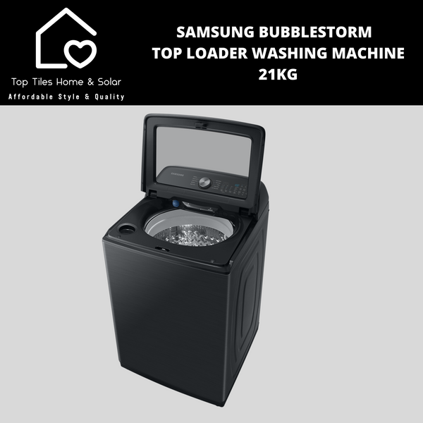 Samsung BubbleStorm  Top Loader Washing Machine - 21kg