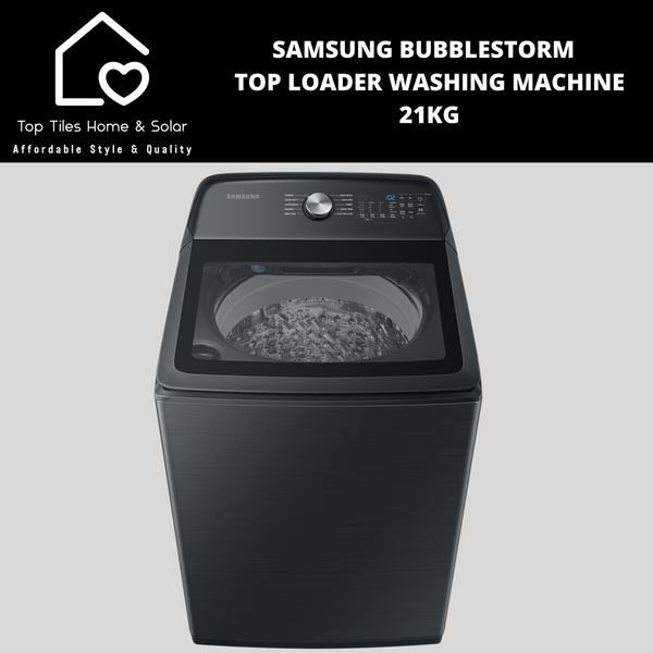 Samsung BubbleStorm  Top Loader Washing Machine - 21kg