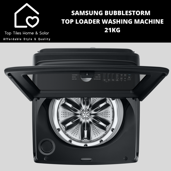 Samsung BubbleStorm  Top Loader Washing Machine - 21kg