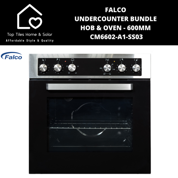 Falco Undercounter Bundle Hob & Oven - 600mm CM6602-A1-SS03