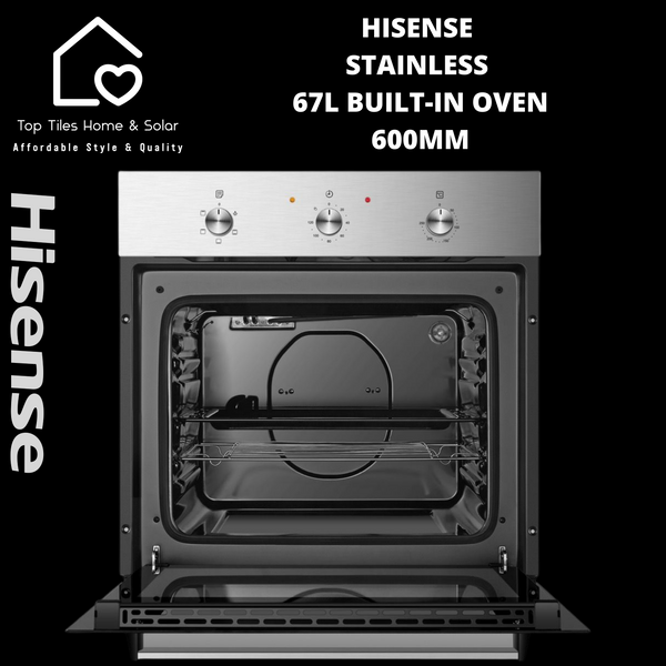 Hisense Stainless 67L Built-in oven - 600mm