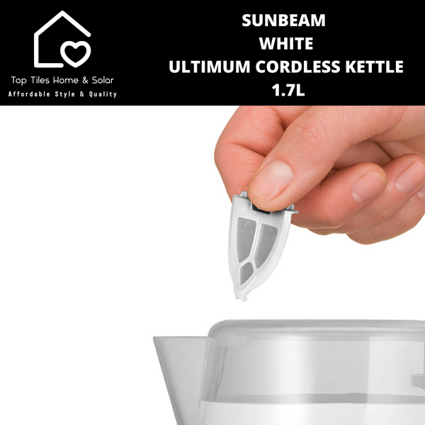 Sunbeam White Ultimum Cordless Kettle - 1.7L