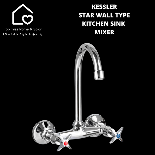 Kessler Star Wall Type Kitchen Sink  Mixer