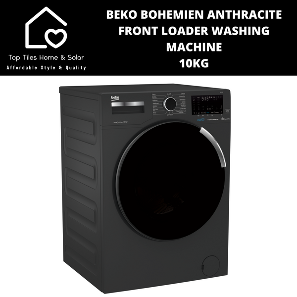 Beko Bohemien Anthracite Front Loader Washing Machine - 10kg