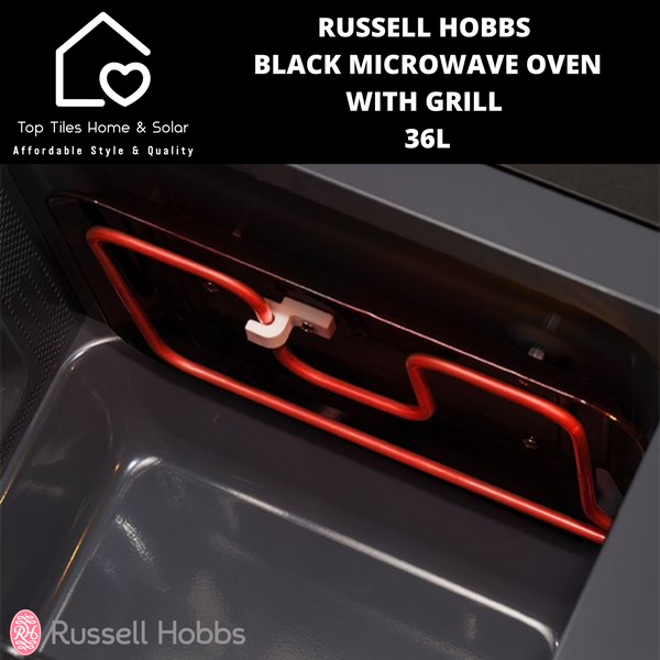 Russell Hobbs Black Microwave Oven With Grill - 36L