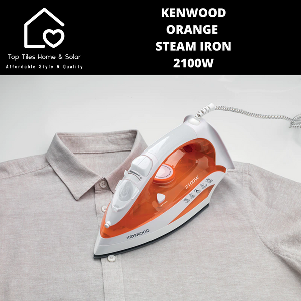 Kenwood Orange Steam Iron - 2100W