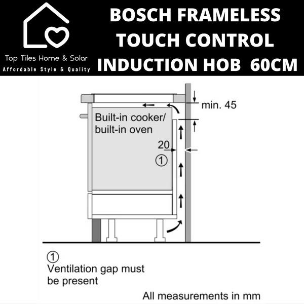 Bosch Series 4 - Frameless Induction Hob - 60cm