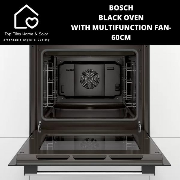 Bosch Series 2 - Black Built-In Oven with Multifunction Fan - 60cm