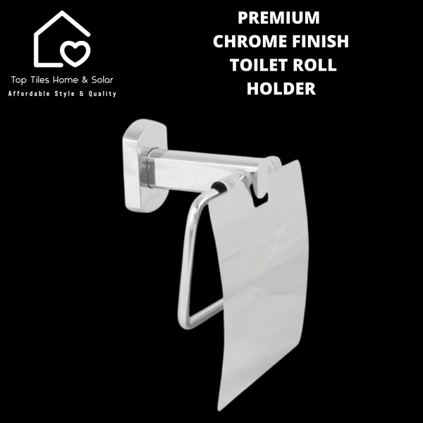 Premium Chrome Finish Toilet Roll Holder